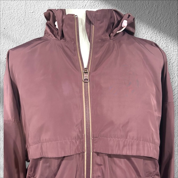 CALIA by Carrie Underwood Women’s Mauve Running Jacket Size M Hooded Reflective‎ - Picture 4 of 10